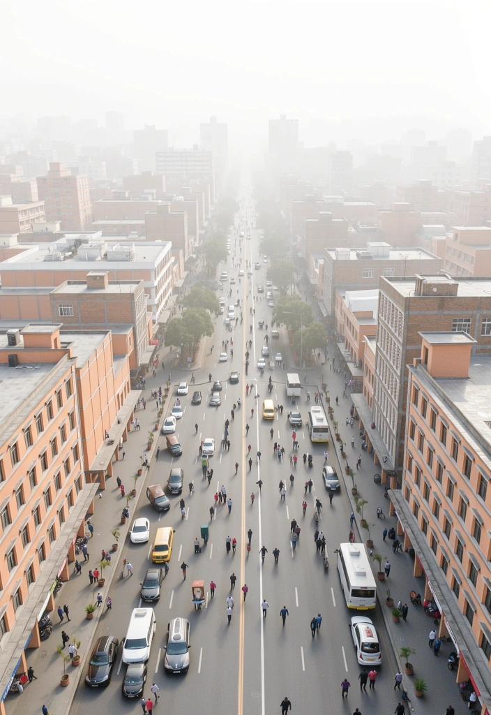 Mercado comercial en La Paz